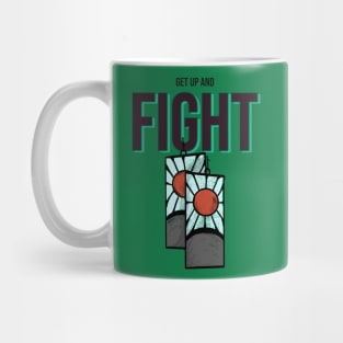 Get Up and Fight! Anime Demon Slayer Inspired Gift for Demon Slayer fans and anime lovers Tanjiro Mug